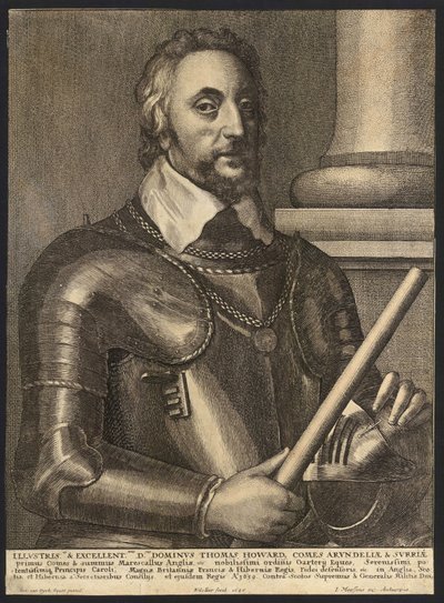 Thomas, Earl of Arundel. Zustand 1 von Wenceslaus Hollar